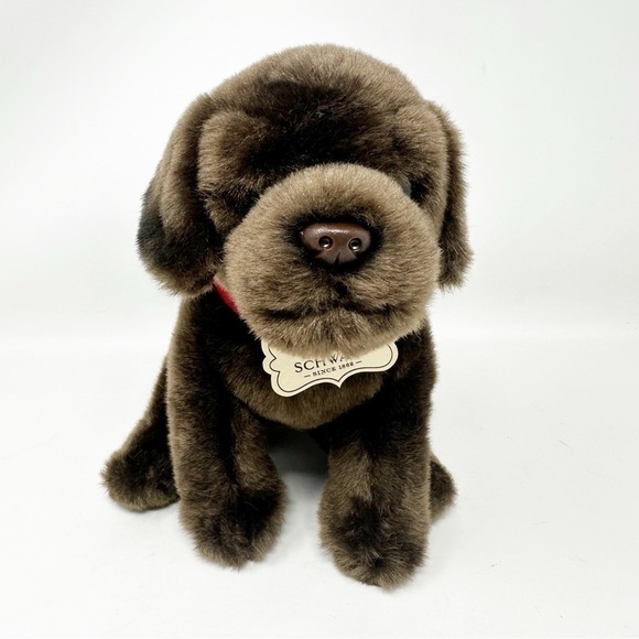 FAO Schwarz Chocolate Lab Puppy Dog Plush - Picture 4 of 6